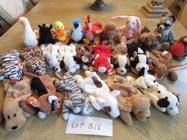 LOT OF 24  HARD TO FIND TY BEANIE BABIES  - EXC - LOT B18 - $26.97