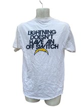 VTG San Diego Chargers Charge On Lightning Doesn&#39;t Have An Off Switch  T Shirt M - £8.69 GBP