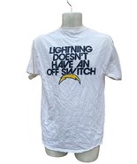 VTG San Diego Chargers Charge On Lightning Doesn&#39;t Have An Off Switch  T... - £8.53 GBP
