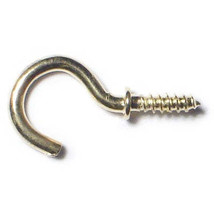 3/8&quot; x 5/8&quot; Brass Cup Hooks - $9.07