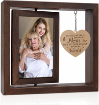 Mothers Day Gifts for Mom, Mom Rotating Picture Frame, Mom Birthday Gifts, Gifts - £22.93 GBP