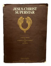 Jesus Christ Superstar Piano Songbook Vintage Sheet Music 1970 Original 9 Songs - £13.51 GBP