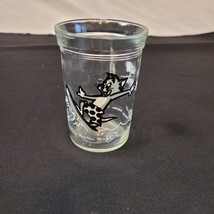 Vintage 1990 Collectible Welch&#39;s Jelly Glass Juice Cup Surfing Tom and Jerry EUC - £4.74 GBP