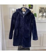 Carolina Belle Dark Blue Faux Fur Plush Hooded Coat XS - €19,79 EUR Carolina Belle Dark Blue Faux Fur Plush Hooded Coat XS - €19,79 EUR