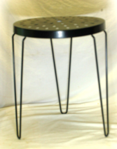 Metal Plant Stand Black 1 Tier Flower Pot Home Garden Patio Decor - $39.59