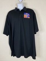 Port Authority Men Size 4XL Black HEB Celebrating 80 Years Polo Shirt - $9.37