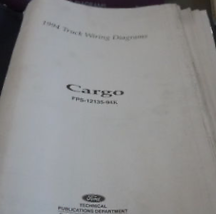 1994 Ford Cargo Elettrico Cablaggio Diagrammi Ewd Manuale Fold Fuori Edition OEM - £7.82 GBP