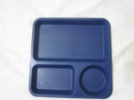 Pillowfort blue Divided Tray Plate Dishwasher Microwave Safe - £1.57 GBP