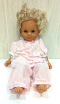 Max Zapf West Germany  1985 Balica baby doll blonde hair sleep eyes Yugoslavia - $24.74