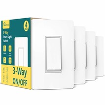 4 Pack Of The 3 Way Smart Switch, Treatlife 2.4Ghz Wifi Smart, And Neutr... - $68.98