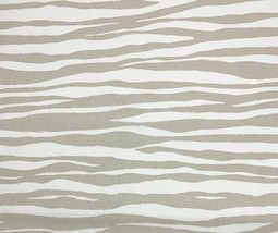Kravet Mona Zebra Flaxseed Stripe 100% Linen Designer Fabric 3.5 Yards 54&quot;W - £231.49 GBP