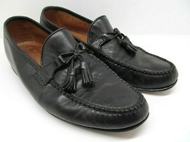 Allen Edmonds Urbino Mens Black Leather Tassel Loafers Size US 10 B - £19.75 GBP