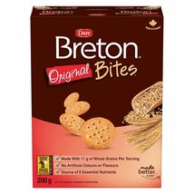 4 Boxes of Dare Breton Original Bites Small Crackers 200g Each -Free Shipping - £22.88 GBP