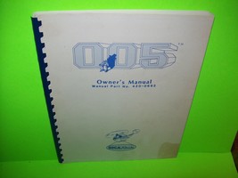 005 Original Video Arcade Game Service Manual With Schematics Vintage - £24.60 GBP