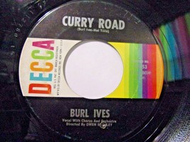 Burl Ives-Curry Road / The Same Old Hurt-45rpm-1963-VG - £2.36 GBP