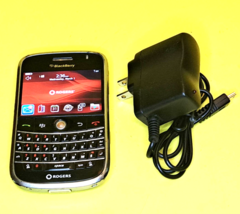 ⚡BLACKBERRY BOLD 9000 UNLOCKED⚡QWERTY CELL PHONE TELUS BELL KOODO FIZZ L... - $50.61