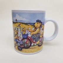 Everyday Gibson Housewares Coffee Mug/Cup Beach &amp; Bear On Beach Scene  - £9.47 GBP