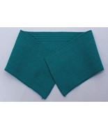 Rugby Knit Shirt Collar Turquoise 3.5&quot; x 17&quot; Self-Finished Hemmed Trim M... - $5.49 CAD