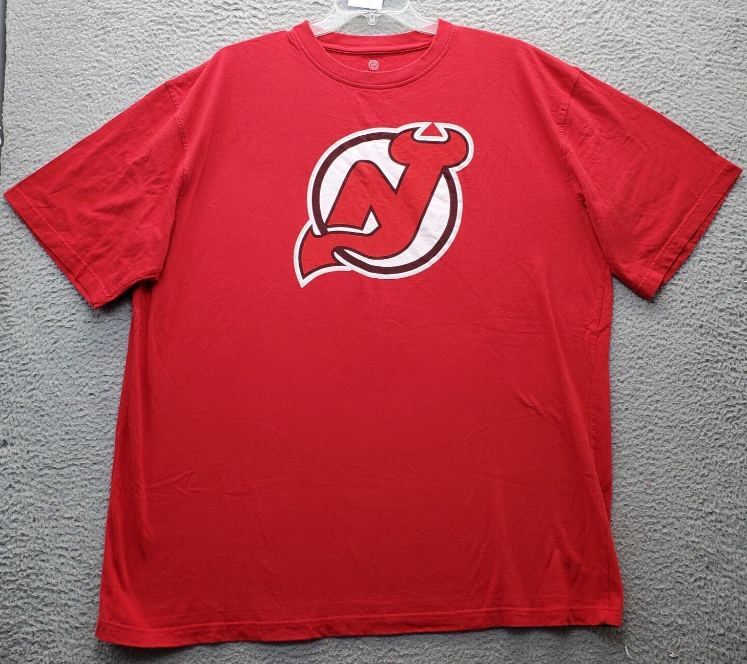 NHL New Jersey Devils Nico Hischier 13 Fanatics Hockey T Shirt Mens Tall... - £15.30 GBP
