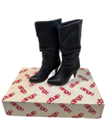 Vintage Dingo Boots Women 6 Medium Black Leather Original Box - $88.11