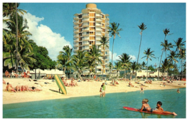 Waikiki Circle Hotel Hawaii&#39;s Most Unique Hotel Postcard 1971 Elks Convention - £9.31 GBP