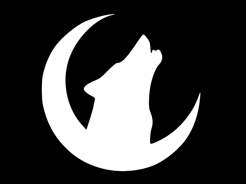 WOLF HEAD HOWLING AT MOON Vinyl Decal Car Wall Sticker CHOOSE SIZE COLOR