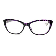 Clear Lens Glasses With Bifocal Reading Lens Womens Rectangular Cateye - £8.80 GBP+