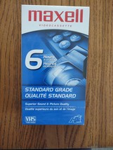 Maxwell Videocassette Standard Grade Set Of 2 VHS Tapes - £24.37 GBP