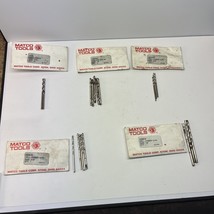 Lot Of 18 HSS Matco Drill Bits 1/16, 3/32, 1/8 USA - $22.74