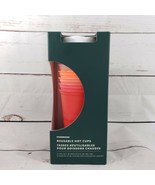 Starbucks Reusable Holiday Christmas Hot Cups with Lids 6 pack 16 oz BPA... - $39.26 CAD