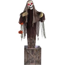 Hunted Hill Frm Skeleton in  Box Hlloween Animtronic with Movement Sounds - $75.93