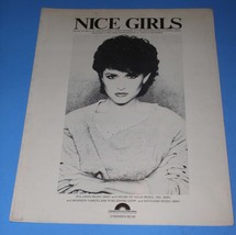 Melissa Manchester Sheet Music Vintage 1982 Nice Girls - £15.22 GBP