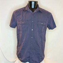 Men&#39;s Shirt Kenneth Cole Men&#39;s Button Up Shirt Purple Large - $9.50