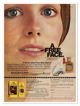Miss Clairol &quot;Free Face&quot; Makeup Kit Mail-Away Vintage 1972 Full-Page Mag... - £7.57 GBP