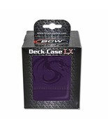 BCW 1-DCLX-Pur Deck Case LX, Purple - £10.97 GBP