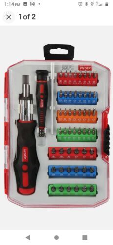 iWork Tool Set 76-523-N12 53 Piece Multiple Use Portable in case NEW Factory Sea - $26.19