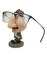 Fireman Fire Fighter 911 Novelty Whimsical Eyeglass Spectacle Holder Statue - $21.99