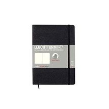 LEUCHTTURM1917 318651 Notebook Medium (A5), Softcover, 121 numbered pages, black - £44.10 GBP