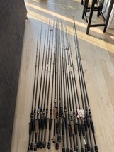 LOT OF 20 BASS PRO ASSORTED ALL JOHNNY MORRIS CARBONITE FISHING RODS BRO... - $200.00