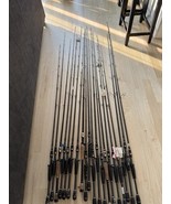 LOT OF 20 BASS PRO ASSORTED ALL JOHNNY MORRIS CARBONITE FISHING RODS BRO... - $3,652.96 MXN
