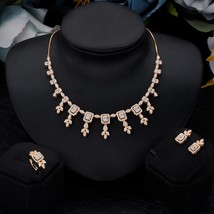 Fashion Jewelry Brand 3 PCS Women Wedding Jewellery Set High Quality Gift Exquis - £58.31 GBP