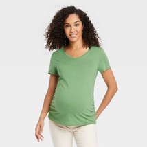 NEW Maternity Short Sleeve Side Shirred T-Shirt - Isabel Maternity by In... - $10.00