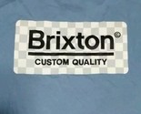 Brixton Mens Medium Tailored Fit Logo Short Sleeve T-Shirt Custom Quality - $13.20