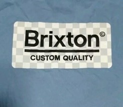 Brixton Mens Medium Tailored Fit Logo Short Sleeve T-Shirt Custom Quality - $13.20