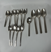 Oneida Heirloom Spoon Set Grenoble Pattern Vintage Silver Plated Set Of 14 - $27.49