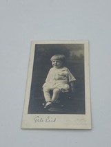 Baby William Erle Reid 1916 Peterson Studio Fairmont MN Vtg Postcard RPPC - £15.77 GBP
