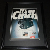 1987 JVC Camcorder Framed 11x14 ORIGINAL Advertisement  - $34.64