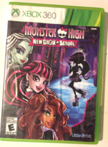 Microsoft XBOX 360 Game : Monster High New Ghoul In School (TESTED &amp; WORKS) - £5.29 GBP