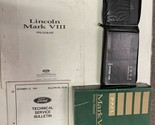 1993 Lincoln Mark VIII Service Repair Shop Workshop Manual Set W WD Owne... - £103.01 GBP