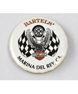 Vintage Bartels Harley Davidson Motorcycles Button Pin Pinback Marina De... - $40.55 CAD